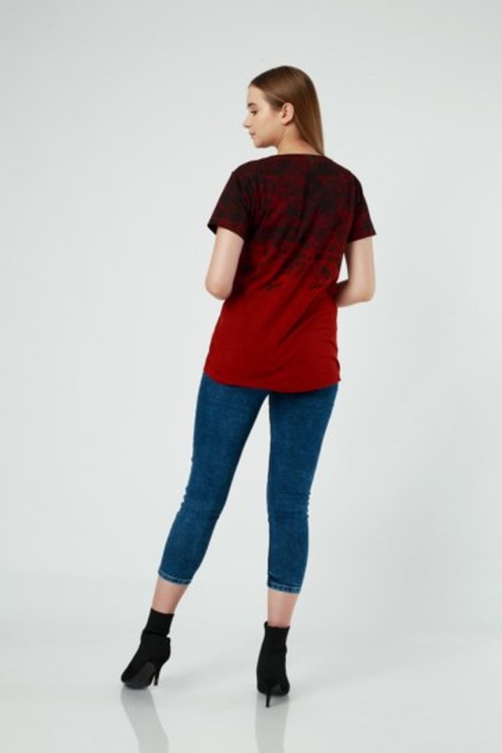 Sakya Red Marvel T-Shirt (Ladies)